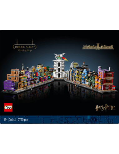 LEGO Harry Potter TM Diagon Alley Wizarding Shops 76444