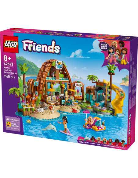 LEGO Friends Family Vacation Beach Resort 42673