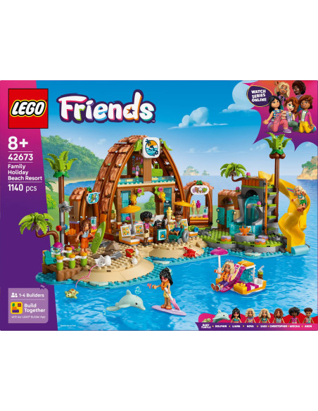 LEGO Friends Family Vacation Beach Resort 42673