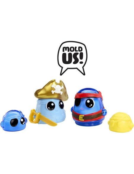 123088-EUC DohKins Pirate Ship Playset