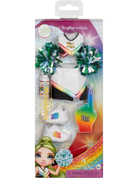 521679EUC Rainbow High Fashion Pack Pep Rally