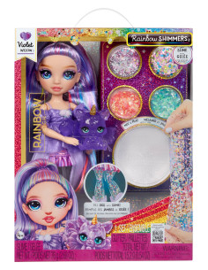 122425-EU Rainbow High Rainbow Shimmers with Slime Fashion Doll – Violet (purple)
