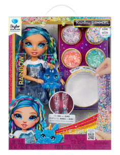 122418-EU Rainbow High Rainbow Shimmers with Slime Fashion Doll - Skyler (blue)