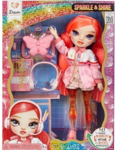 429234-INT Rainbow High Sparkle & Shine Doll Coral