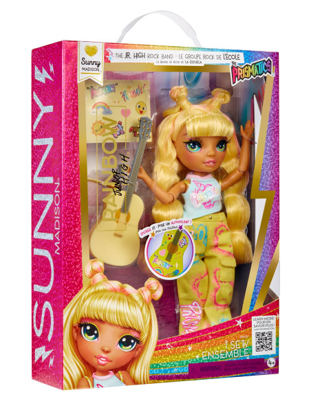 565628-EUC Rainbow High Junior High Doll Sunny