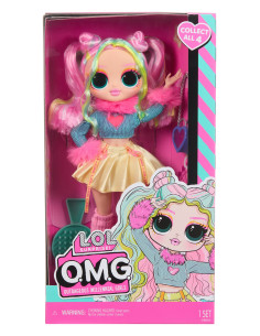595649EUC L.O.L. Surprise OMG Entry Doll Bubblegum DJ