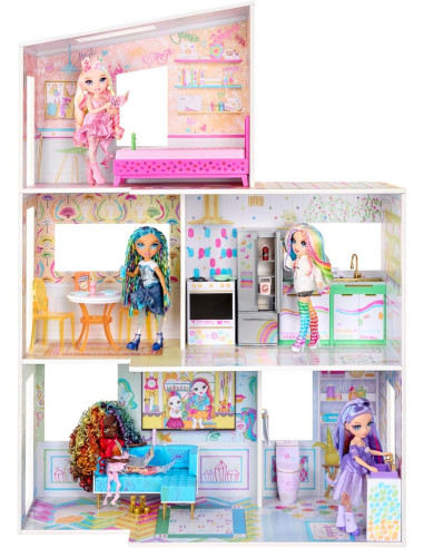 543077-EUC Rainbow High Color & Play House