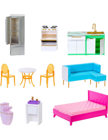 543077-EUC Rainbow High Color & Play House