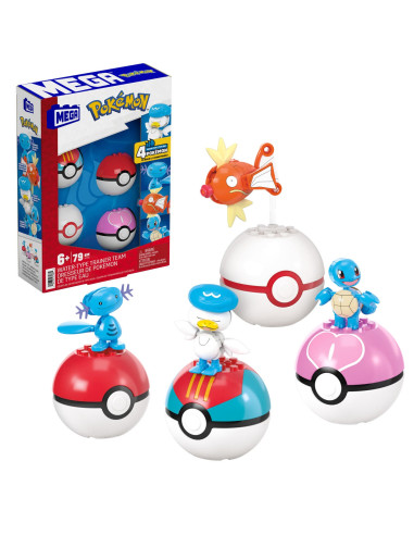 MEGA Pokemon Water-Type Trainer Team JCT42