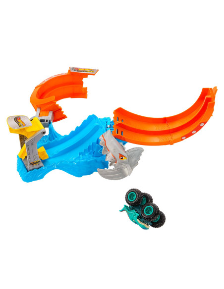 Hot Wheels Corkscrew Shark Smash JFR08