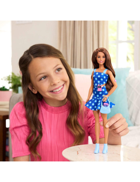 Barbie Fashionista Blue Polka Dot doll HYT97