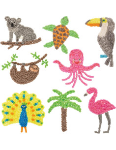 Playmais Mosaic Window Animals 160819 2