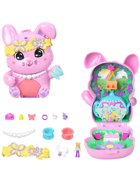 Polly Pocket Tea Party Bunny Compact JCR40