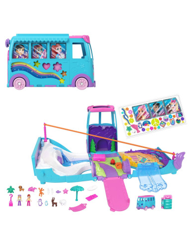 Polly Pocket Pet Mobile Adventure Playset JCC22