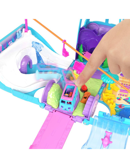 Polly Pocket Pet Mobile Adventure Playset JCC22