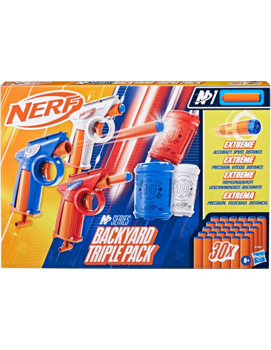 Nerf Backyard Triple Pack 3 blasters G1804