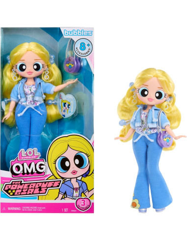 L.O.L. Surprise OMG Powerpuff-Bubbles 542926-EUC