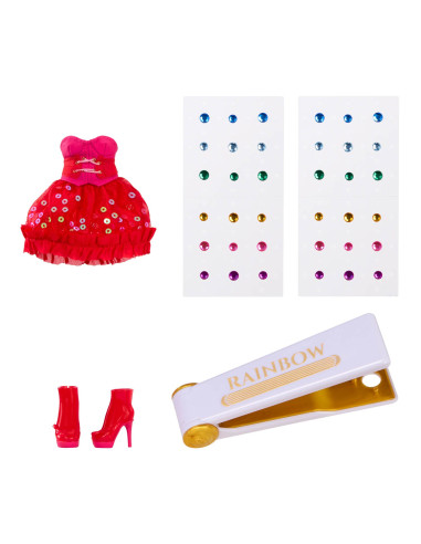 Rainbow High Be Dazzling-Vivienne Rouge 597803-EUC