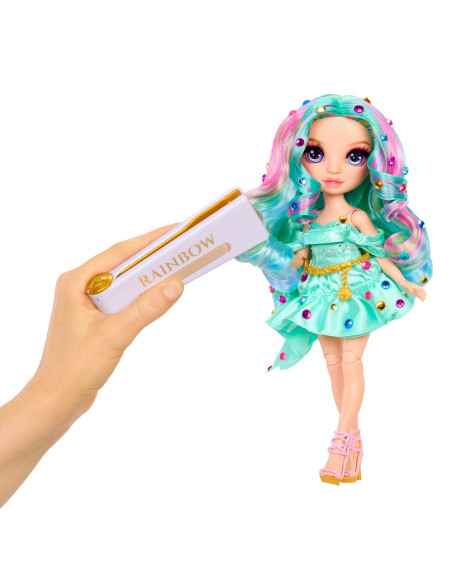 Rainbow High Be Dazzling-Celine Turquoise 597827-EUC