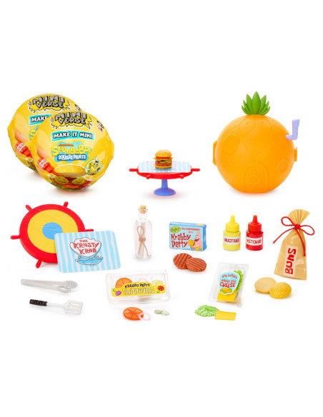 MGAs Miniverse-Mini Spongebob PDQ 599296-EUC