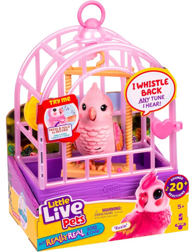 Little Live Pets My Really Real Bird&Cage Rosie 26692