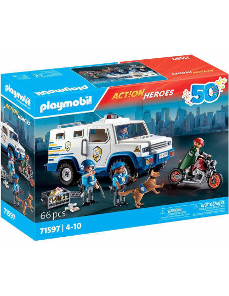 Playmobil Action Heroes Money Transporter 71597
