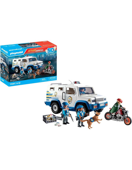 Playmobil Action Heroes Money Transporter 71597