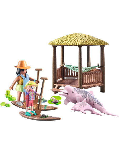 Playmobil Wiltopia Paddle Tour with the River Dolphins 71143