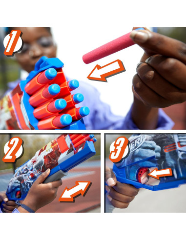 NERF Transformers Ink Optimus Primal F9716 F9715