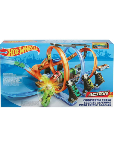 Hot Wheels Action Corkscrew Crash FTB65