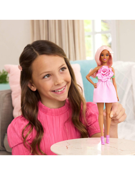 Barbie Fashionista Pink Rose Doll HYT94