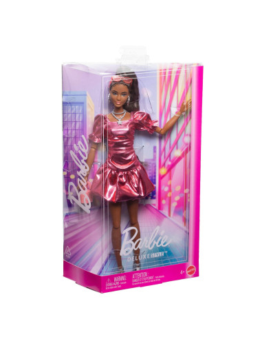 Barbie Deluxe Style Bubble Dress Doll JFP41