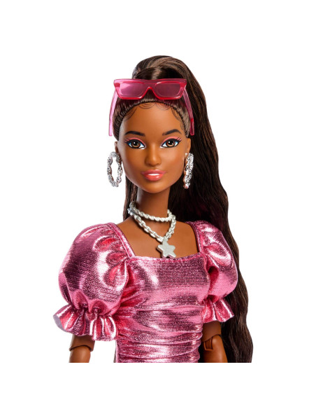 Barbie Deluxe Style Bubble Dress Doll JFP41