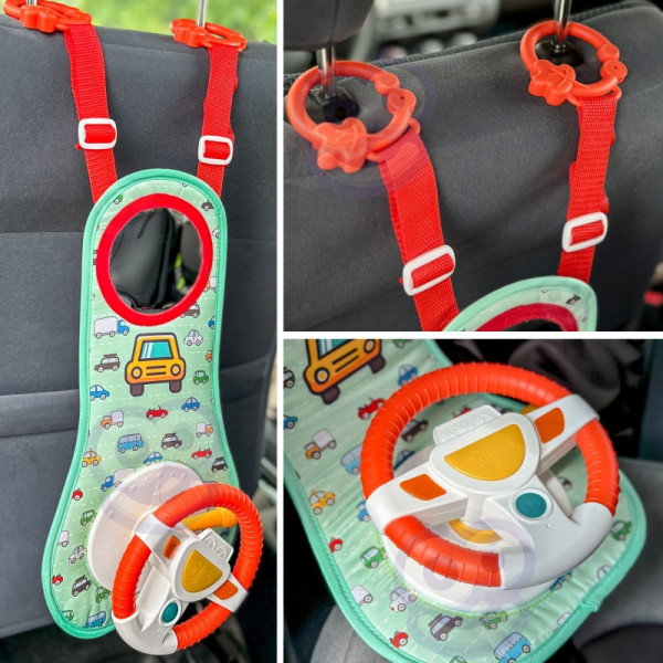WOOPIE BABY Interaktyvus vairo automobilio komplektas Kūdikių vairuotojas WOOPIE BABY Interaktyvus vairo automobilio komplektas Kūdikių vairuotojas