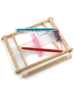 VIGA Wooden Loom Weaving Workshop Montessori Weaving Kit