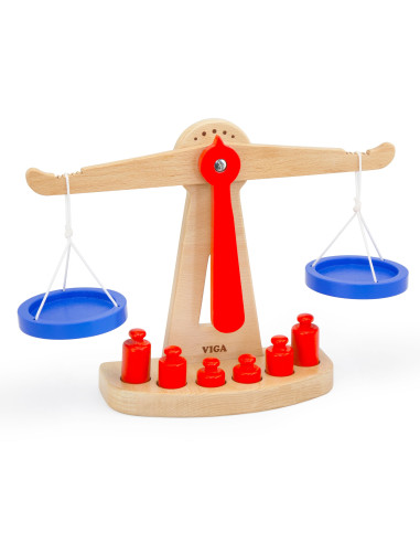 VIGA medinės subalansuotos parduotuvės svarstyklės FSC sertifikuotos