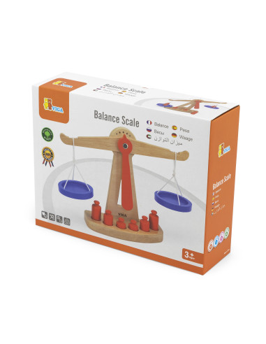 VIGA medinės subalansuotos parduotuvės svarstyklės FSC sertifikuotos