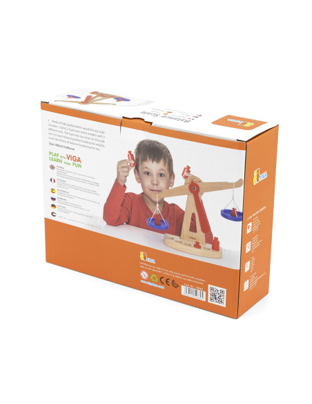 VIGA medinės subalansuotos parduotuvės svarstyklės FSC sertifikuotos