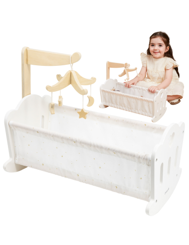 VIGA PolarB Wooden Doll Cradle