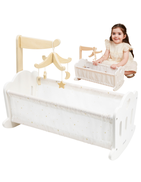 VIGA PolarB Wooden Doll Cradle