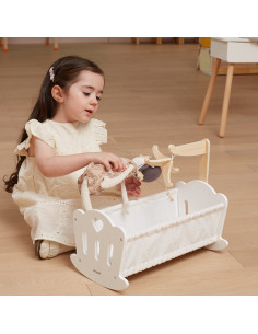 VIGA PolarB Wooden Doll Cradle 2