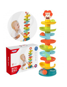 WOOPIE BABY Kulkos takelis Spiralinis rinkinys + 6 kamuoliukai