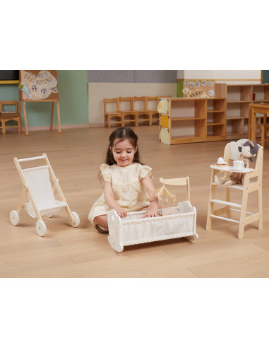 VIGA PolarB Wooden Doll Cradle