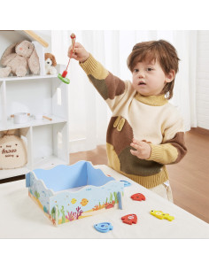 VIGA Wooden Magnetic Fishing Game – Learning and Fun in One 2