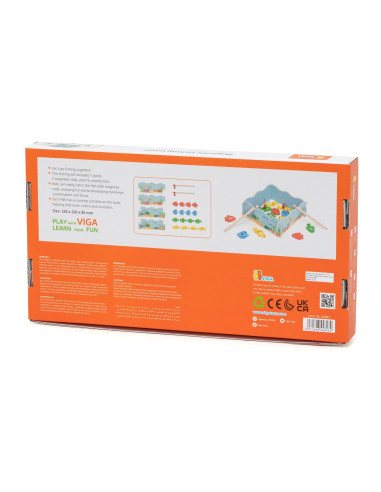 VIGA Wooden Magnetic Fishing Game – Learning and Fun in One
