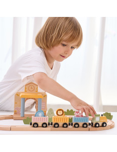 Viga PolarB Wooden Train Set 30 pcs. 2