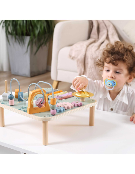 VIGA PolarB Mokomasis stalas "Loop Cymbals Sensory Montessori