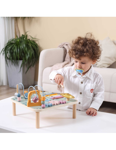 VIGA PolarB Mokomasis stalas "Loop Cymbals Sensory Montessori
