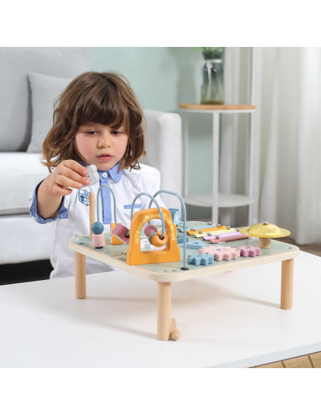 VIGA PolarB Mokomasis stalas "Loop Cymbals Sensory Montessori