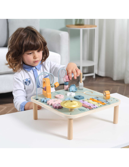 VIGA PolarB Mokomasis stalas "Loop Cymbals Sensory Montessori